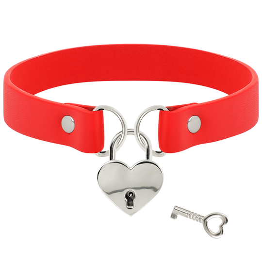 BDSM RED NECKLACE