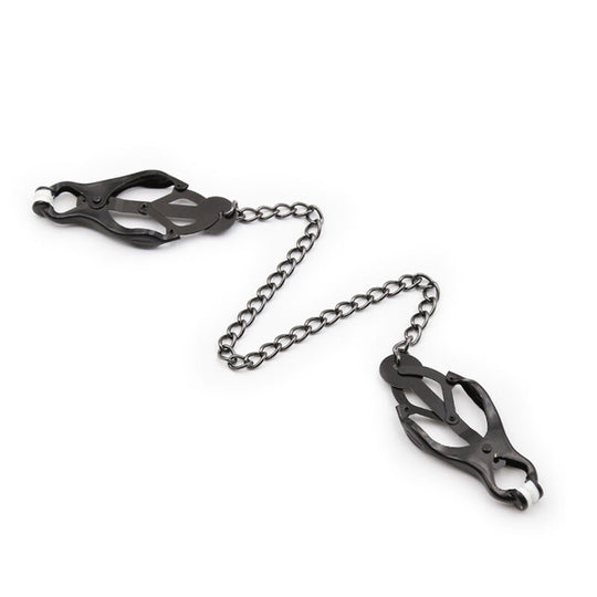 NIPPLE CLAMPS WITH BLACK CHAIN