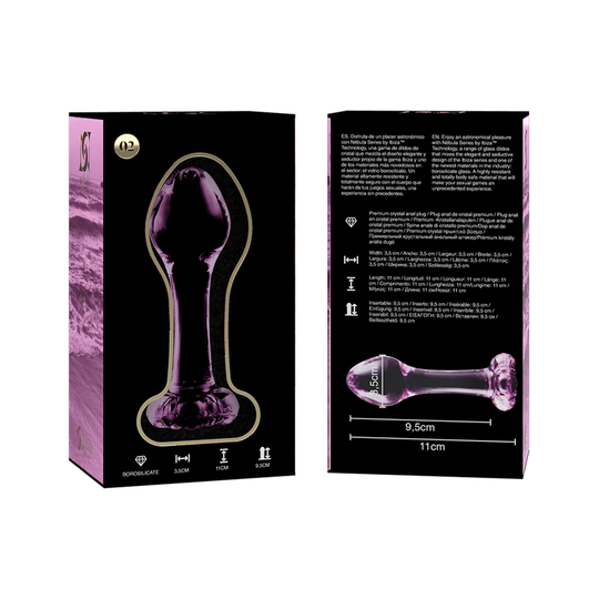 GLASS ANAL PLUG