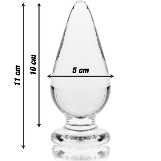 GLASS ANAL PLUG