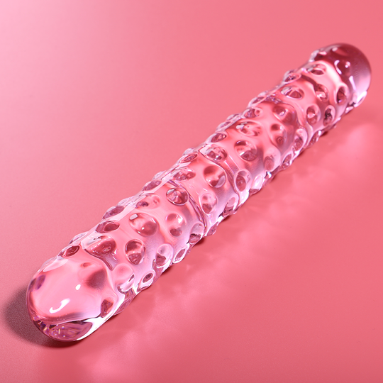 GLASS DOUBLE DILDO