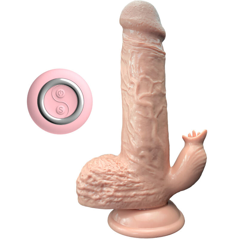 REALISTIC DILDO VIBRATOR WITH REMOTE CONTROL