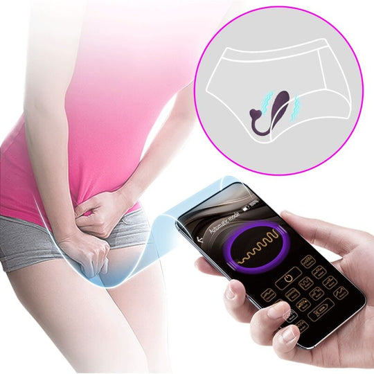 WOMAN VIBRATING EGG VIBRATOR WITH APP