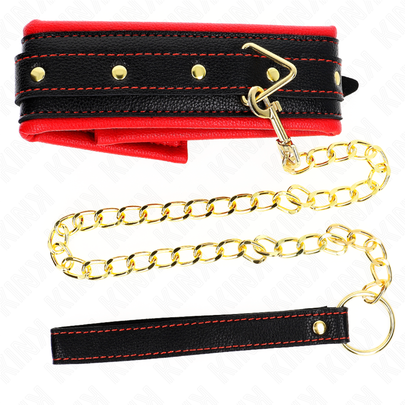 KINKY LEASH - COLLAR WITH LEASH 