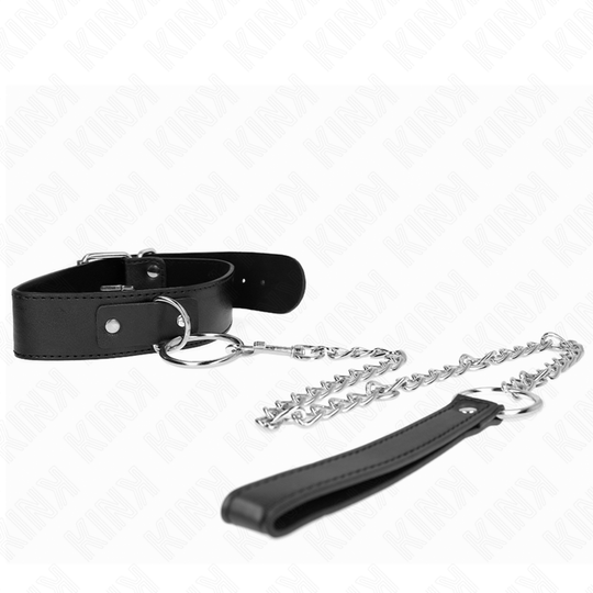 KINKY COLLAR WITH LEASH 