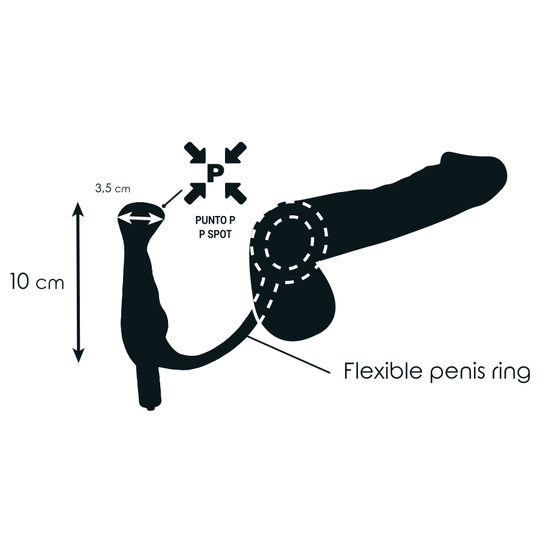 Cockring with Prostate Vibrator