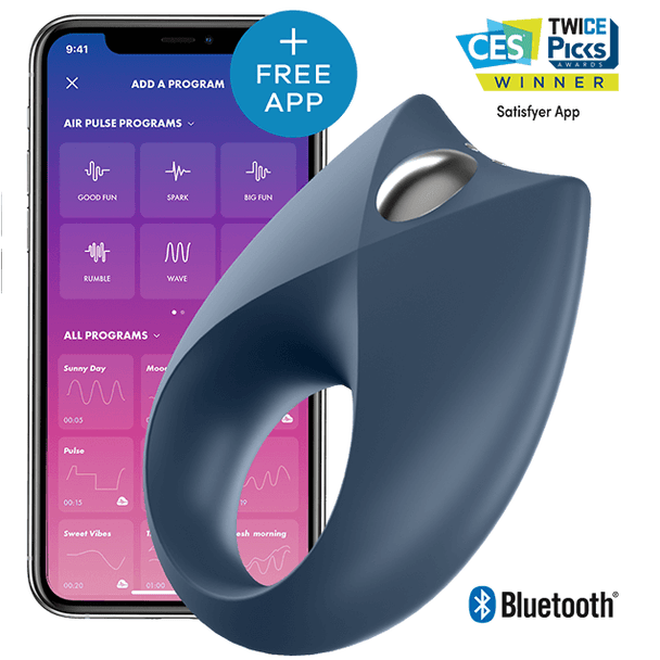 SATISFYER - COCKRING WITH FREE APP