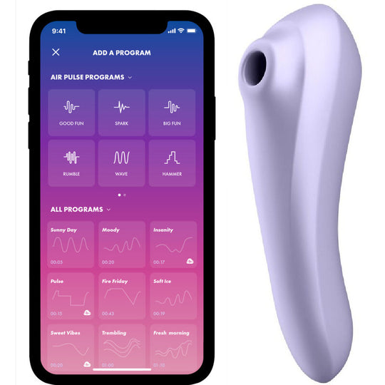 SATISFYER - CLITORIS VIBRATOR WITH APP