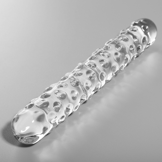 GLASS DOUBLE DILDO