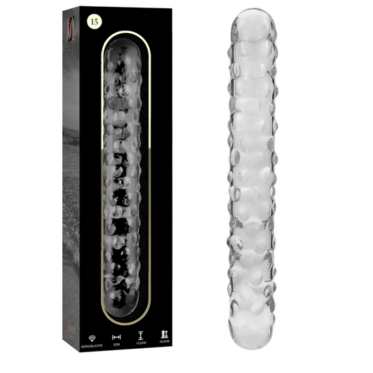 GLASS DOUBLE DILDO